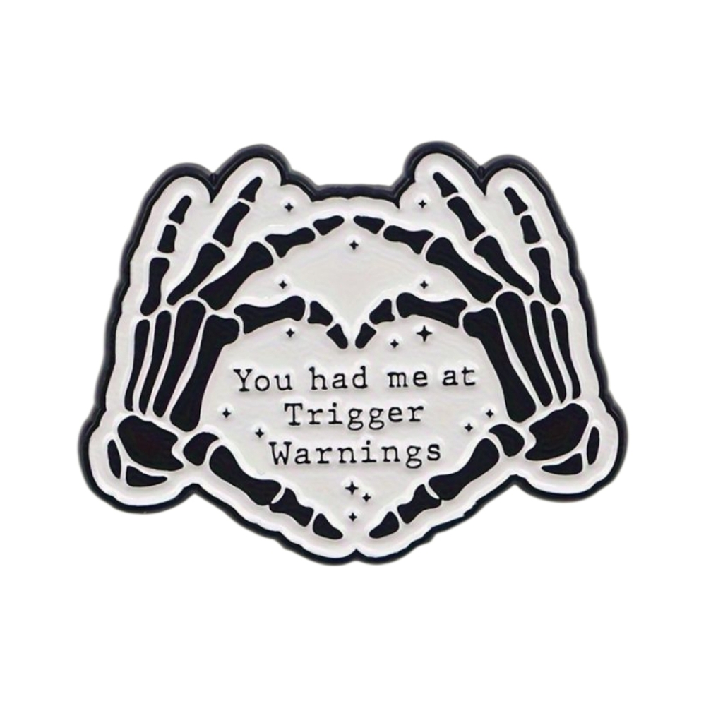 NEW Trigger Warning Pin - Picture 1 of 1